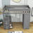 Helfrid 2 Drawer Loft Bed with Built-in-Desk-843125951-843125949