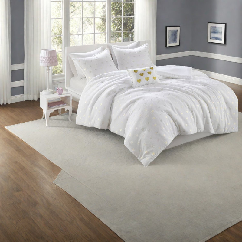 Ensembles de literie luxueux en peluche, imprimé métallique, style moderne pour la maison
