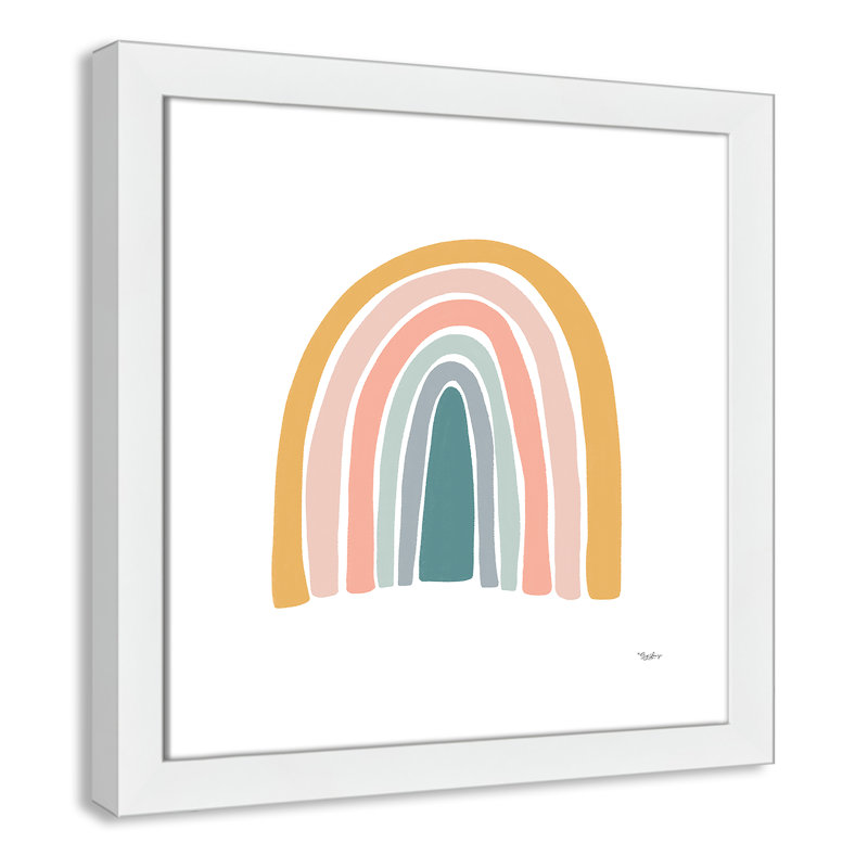 Décoration murale pour enfants, H 16 po x l 16 po x P 0,63 po, Cadre blanc