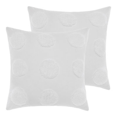 Polka Dots Square Throw Cushion