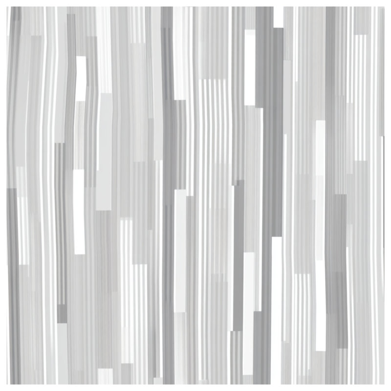 Tapis de bain noir et blanc à rayures, L 34 po x L 21 po
