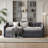 Full Size Boucle Bed Frame