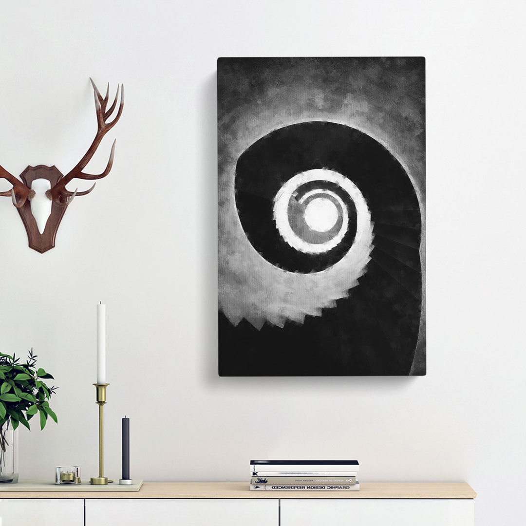 Spiral Staircase Abstract - Wrapped Canvas