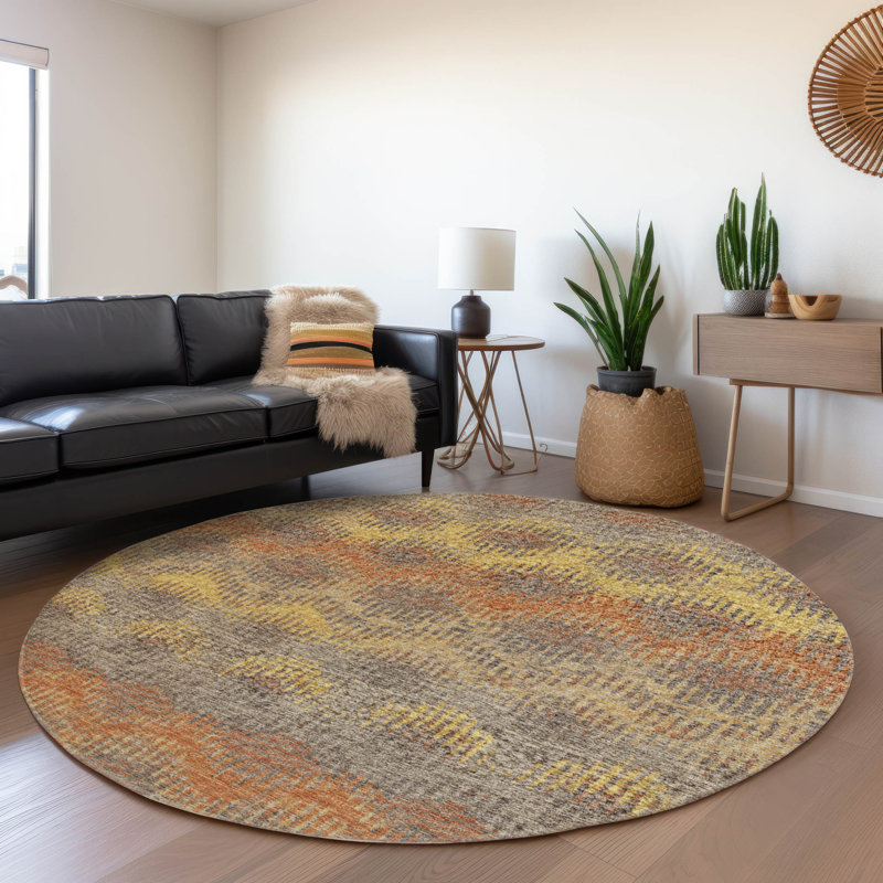 Hintzen Area Rug, Round 8'