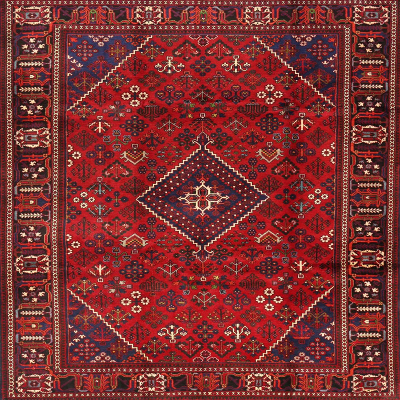 Henny Oriental Indoor Rug, Round 7'