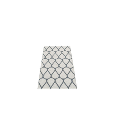 Abstract Area Rug in Gray