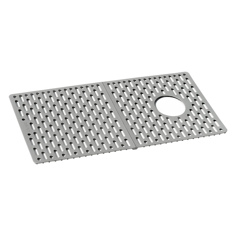 Ruvati 33" L x 19" W Undermount Kitchen Sink with Accessories, Urban Gray
