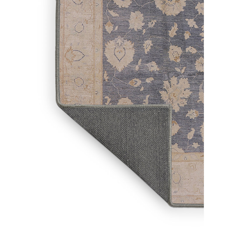 Tapis beige / bleu Mattituck, Rectangle 5 pi x 8 pi