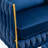 Misheel Velvet Barrel Chair with Ottoman-613010296