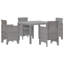 4 - Person Patio Dining Set with Rectangular Table , Cushions Included