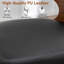 Tabouret de bar et de comptoir pivotant en cuir végétalien Drees-121119404-121119406