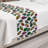 Ambesonne Leaves Bed Runner Abstract Style Leaf Designs Multicolor-106938449
