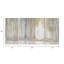 Wall Art Featuring Forest Landscape - Textured Artwork And Hanging 3 Theme In Cool Hues With Feature