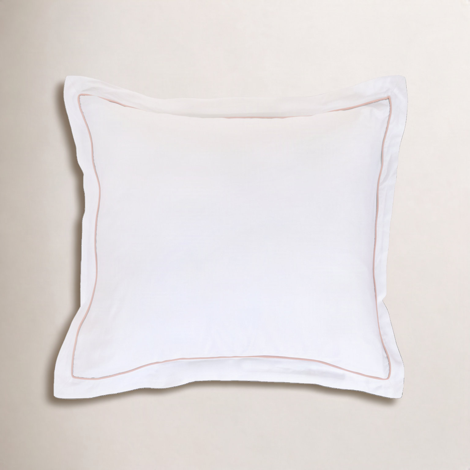 Sheena Sateen Shams, White/Pink