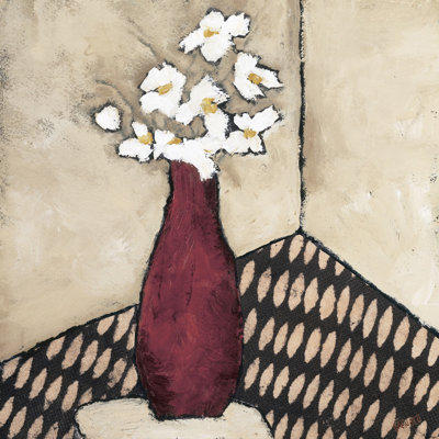 " Retro Red Vase " by Judi Bagnato