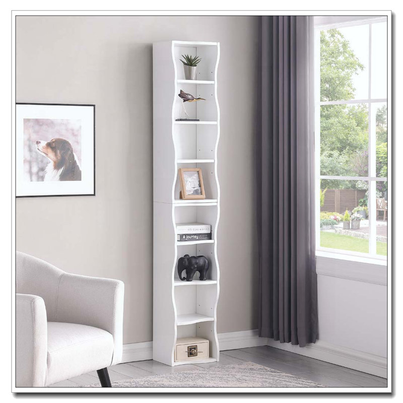 Bibliothèque à 8 niveaux, Blanc