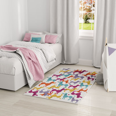 Tapis lavable à la machine pour enfants Imagination