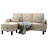 Azura 76.4“ Sofa Couch with Ottoman-1377661669