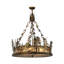 Rustic Lodge 4 - Light Glass Chandelier