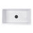 Pranav 35.63'' L Single Bowl Fireclay Kitchen Sink