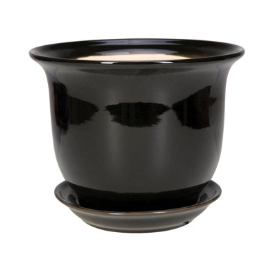 7 in. Lipped Pot w/ Saucer -