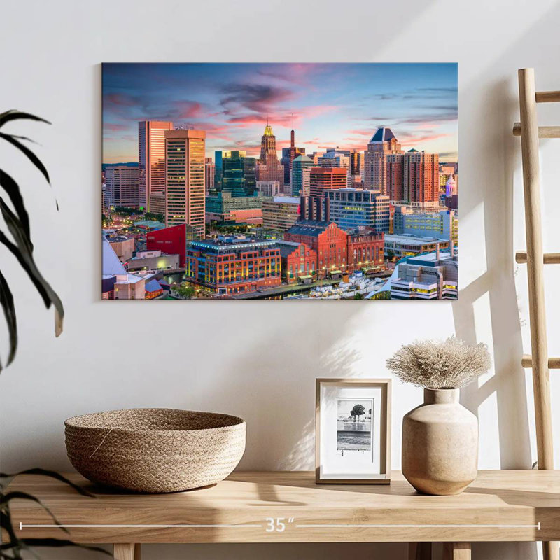 Coucher de soleil Sirci Baltimore, H 16 po x l 24 po