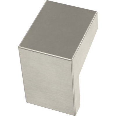 Mirrored 1 1/16" Length Geometric Knob Multipack