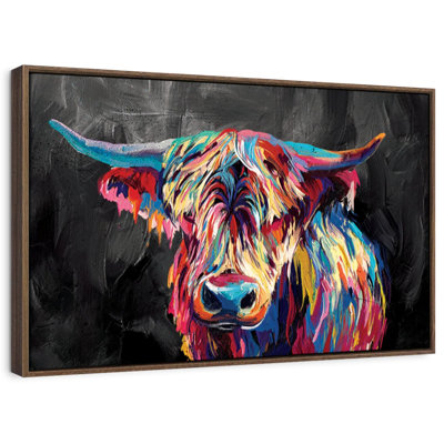 Brampt Colorful Highland Cow