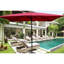 Parasol de patio rectangulaire de 9 pi x 6 pi - Housse d'extérieur imperméable à l'eau avec manivelle et rouille inclinable - Mât en acier 40+ pour la cour, le jardin, la piscine et la piscine-131379661
