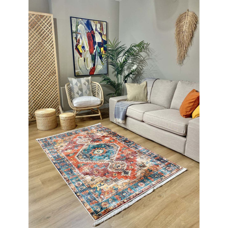 Tapis en coton Siena avec envers antidérapant, Rectangle 2 pi 7 po x 14 pi 9 po