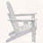 Set of 2 Folding Adirondack Chairs – HDPE Plastic, Weather‑Resistant, 400lb Capacity