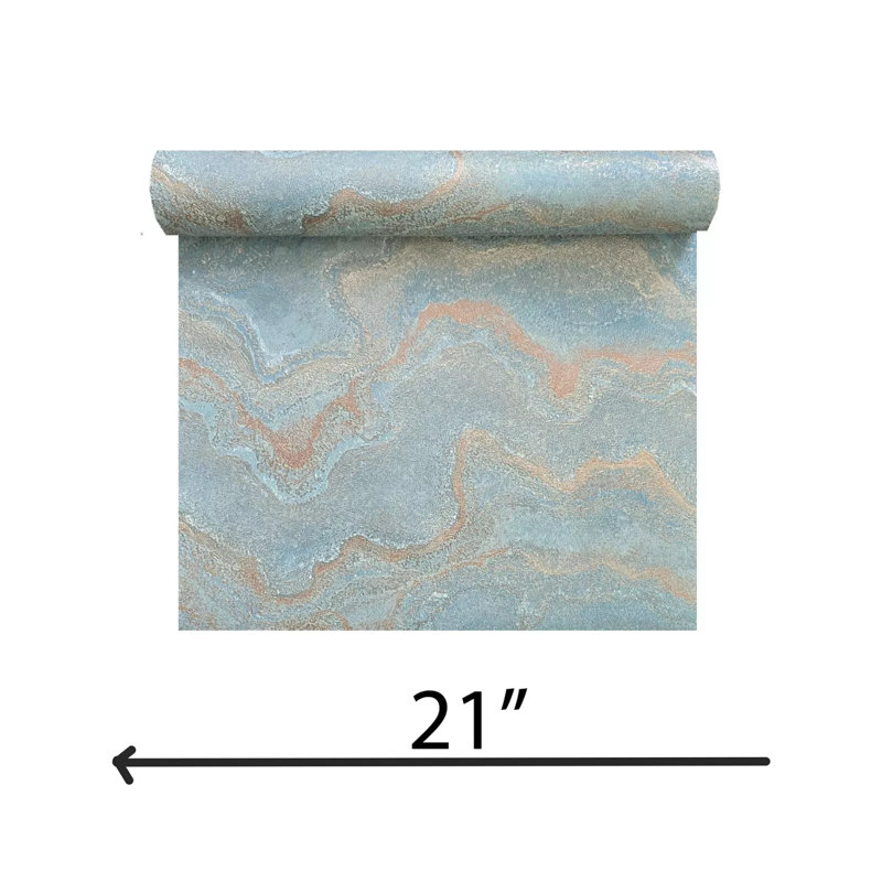 Papier peint texturé pierre de marbre turquoise