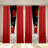 King Size Comforter Set 9 Pieces, All Season Luxury Bed in a Bag for Bedroom, With Matching Curtains, Soft Microfiber, Red Peony-121273397