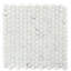 Carreau de mosaïque rond en verre 12 po x 12 po Eterna Penny-72256901