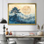 Art japonais Samarai paysage sérénité II - art mural japonais pour le salon