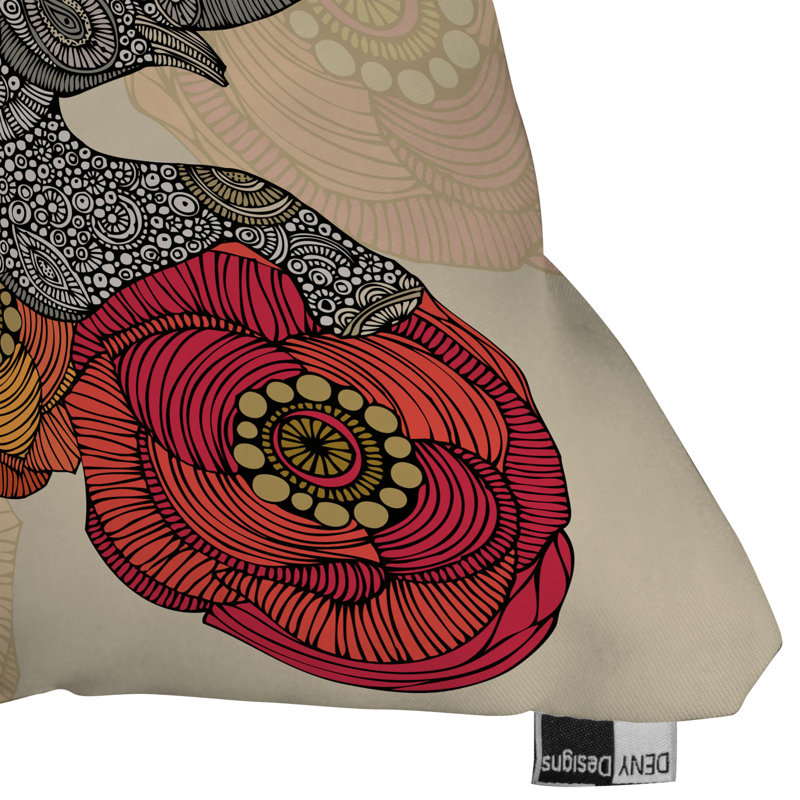 Rosebud Throw Pillow, 20" x 20"