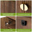 Armoire de rangement pour chaussures 24 paires avec tablettes réglables