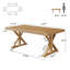 Solid Wood Dining Table