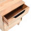 Table de chevet en bois naturel