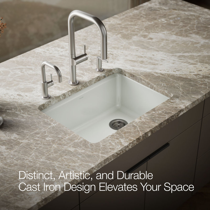 Riverby 27" Undermount Single-Bowl Workstation Kitchen Sink, Sea Salt