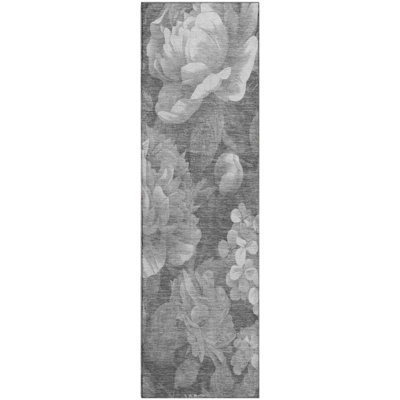 Premium Machine Washable Harjo AMF1561 Floral Rug