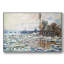 «Break Up Of Ice», reproduction d'art encadrée sur toile par Claude Monet-2119078993-2120202571-2120202575