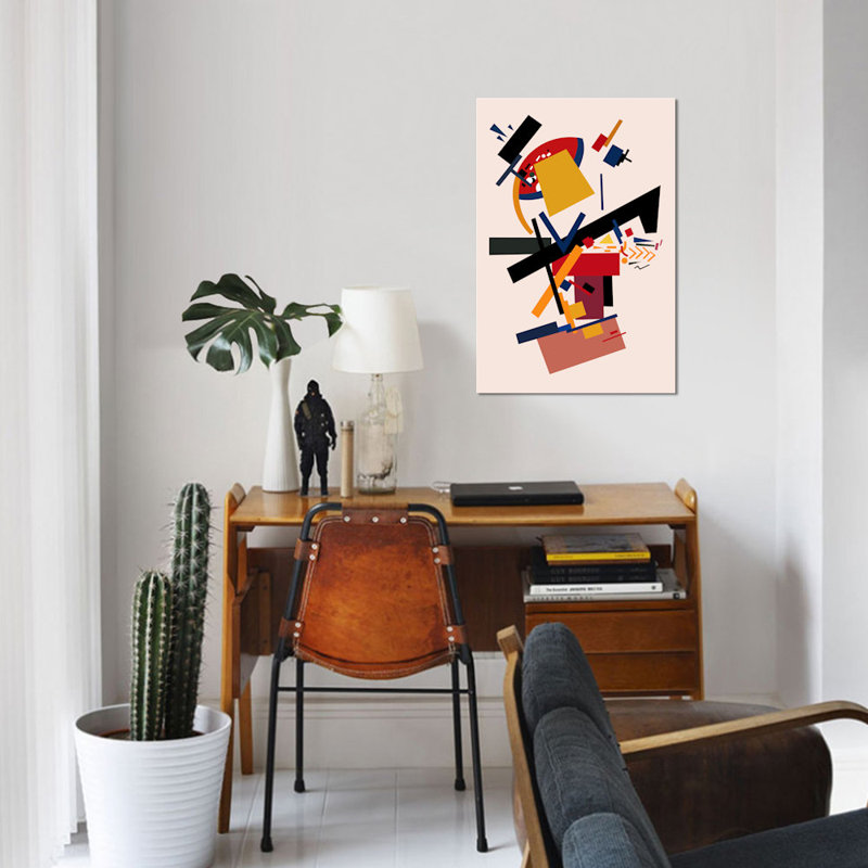 « too many pensées », impression sur toile, H 60 po x l 40po x P 1,5 po, Toile tendue, Pas de tapis