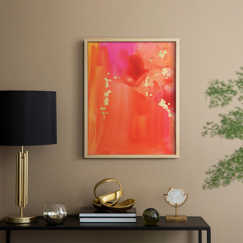 Mythological II Framed Print - Solid Wood, Natural, 11" H x 9" W