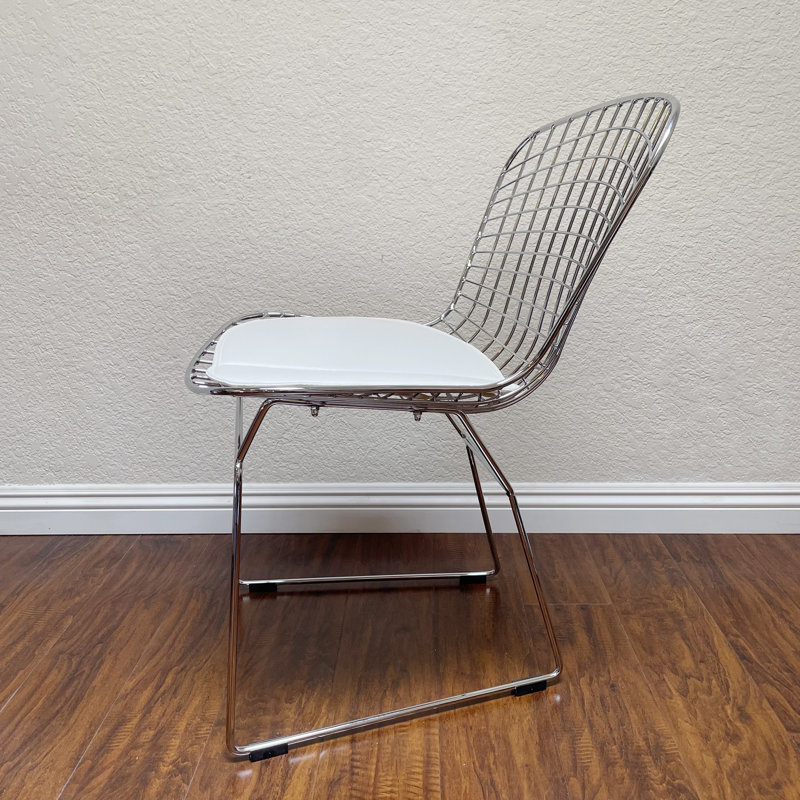 Chaise d'appoint Merc, Blanc