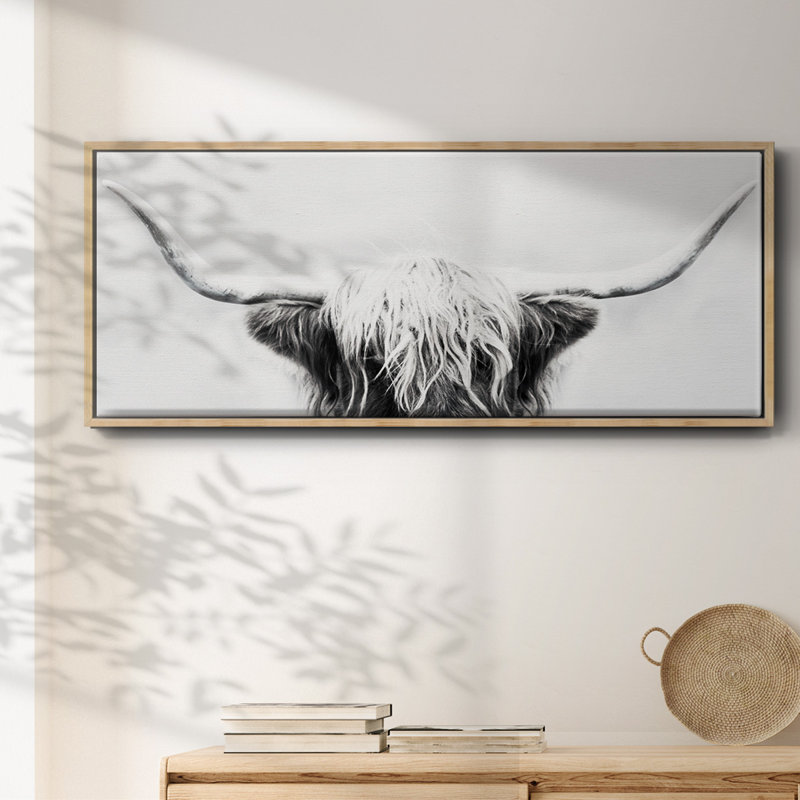 Longhorn - toile encadrée, H 8 po x l 20 po