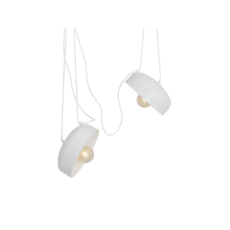 Allan 2 - Light Unique/Statement Pendant, White