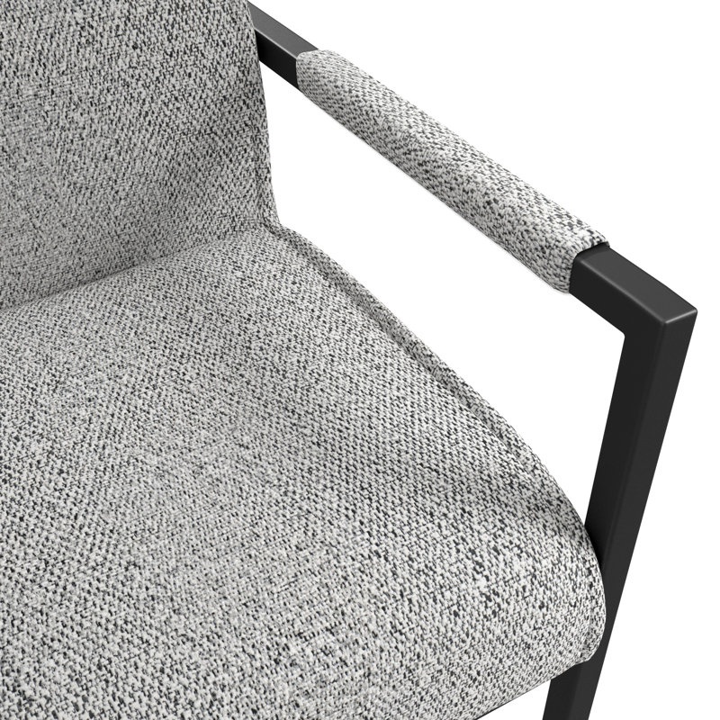 CLEAVER DINING CHAIR WITH ARMS, Grey