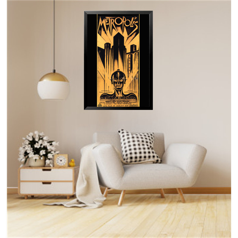 «Fritz Lang's Metropolis 1927 Movie», reproduction d'impression sur papier, H 36 po x l 24 po x P 0,05 po