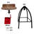 Kohlmeier Industrial Style Counter Height Stool with Adjustable Swivel Seat-1194784112